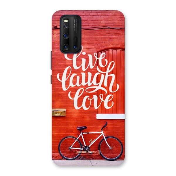 Live Laugh Love Back Case for Vivo iQOO 3