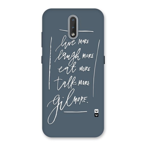 Live Laugh More Back Case for Nokia 2.3