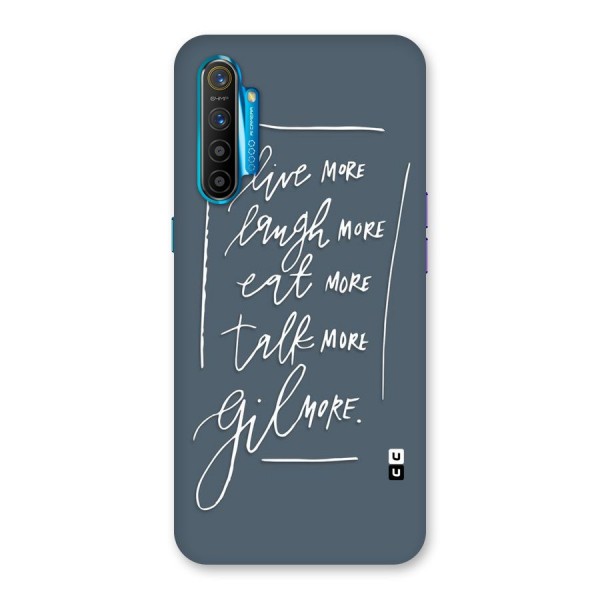 Live Laugh More Back Case for Realme XT