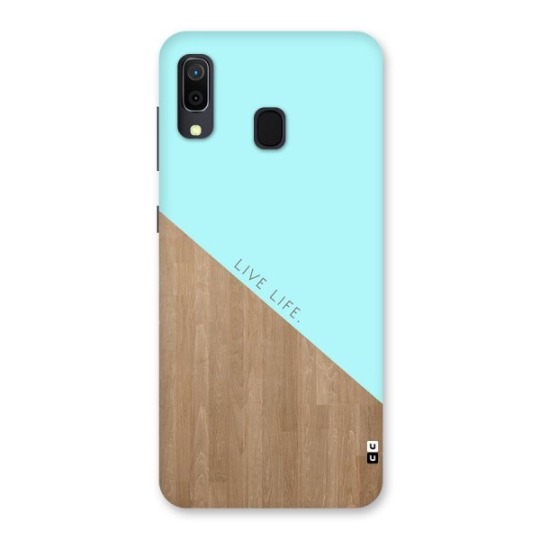 Live Life Back Case for Galaxy A20