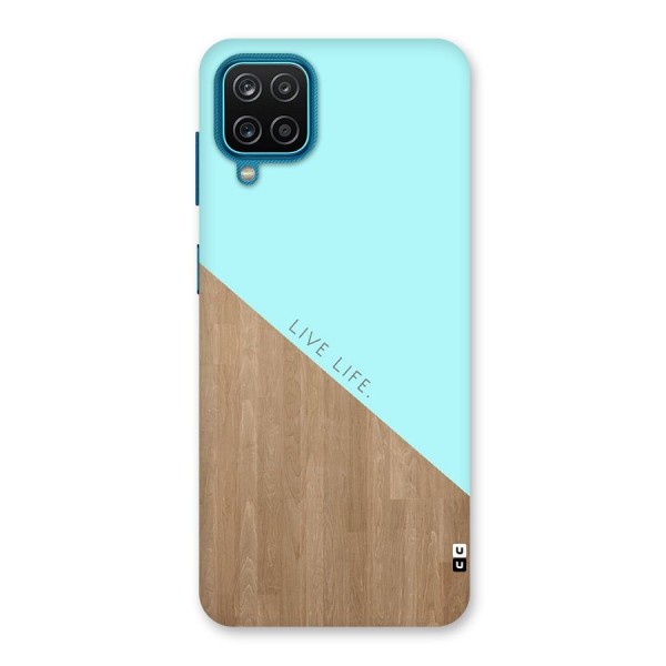 Live Life Back Case for Galaxy F12