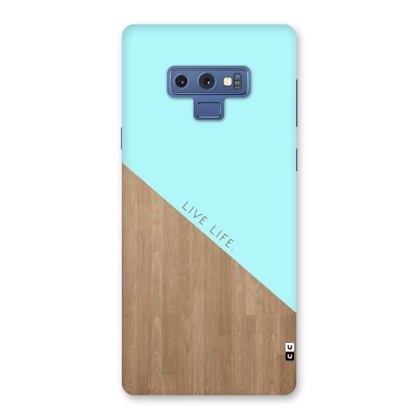 Live Life Back Case for Galaxy Note 9