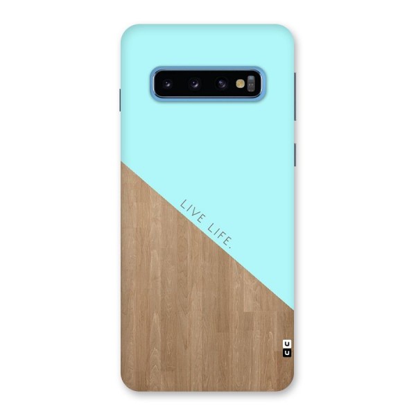 Live Life Back Case for Galaxy S10