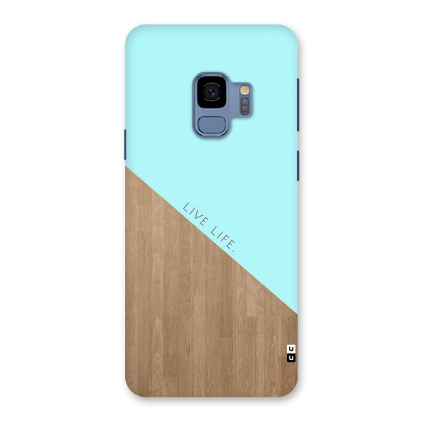 Live Life Back Case for Galaxy S9