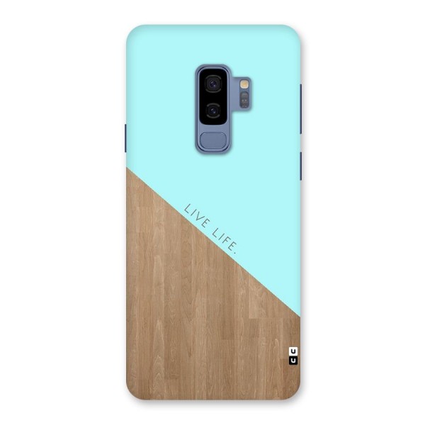 Live Life Back Case for Galaxy S9 Plus