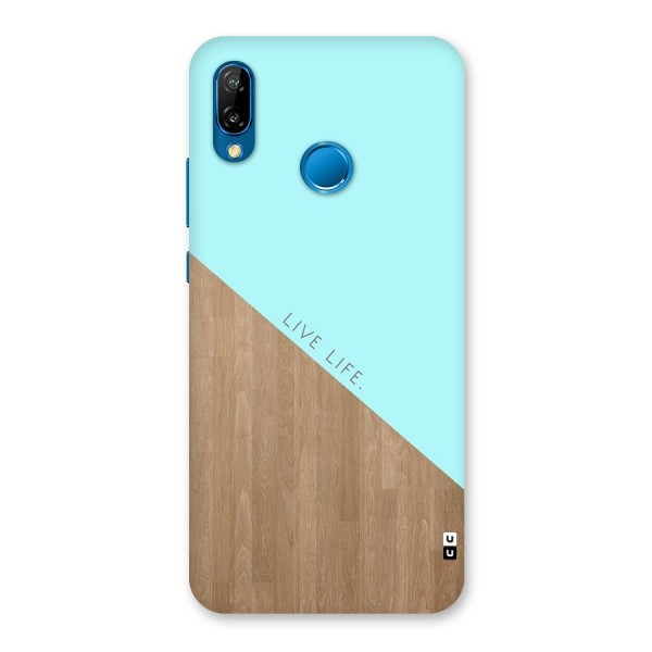 Live Life Back Case for Huawei P20 Lite