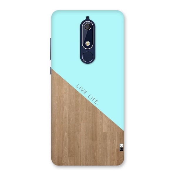 Live Life Back Case for Nokia 5.1