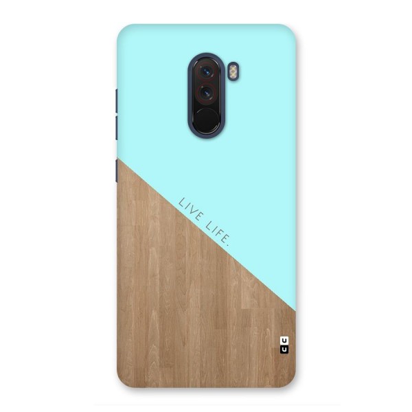 Live Life Back Case for Poco F1