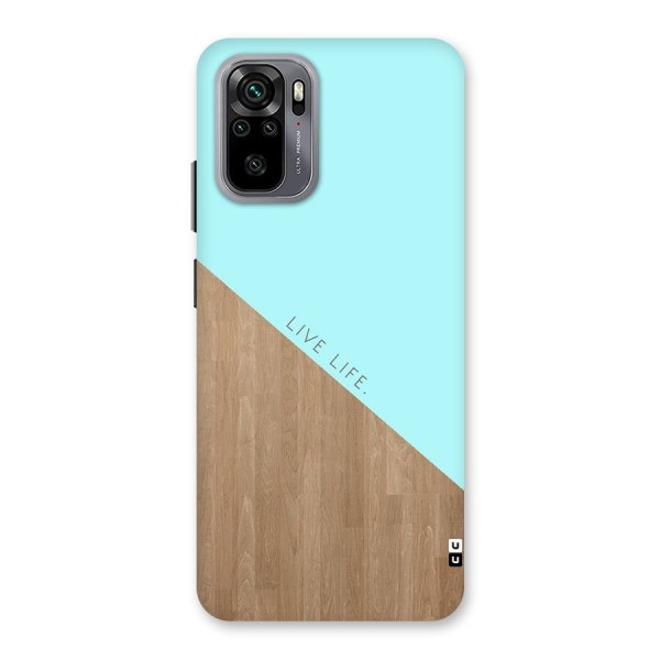 Live Life Back Case for Redmi Note 10