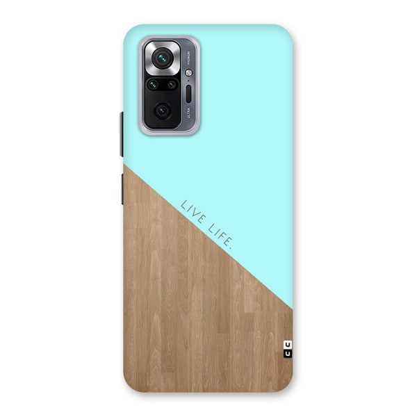 Live Life Back Case for Redmi Note 10 Pro