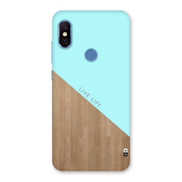 Live Life Back Case for Redmi Note 6 Pro