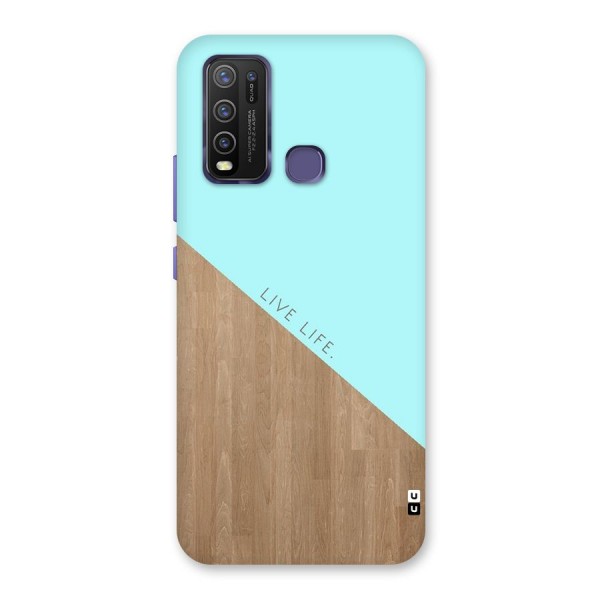 Live Life Back Case for Vivo Y30