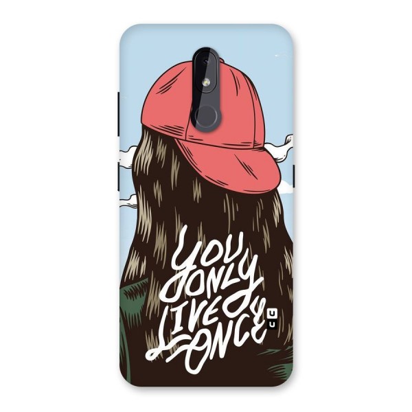 Live Once Back Case for Nokia 3.2