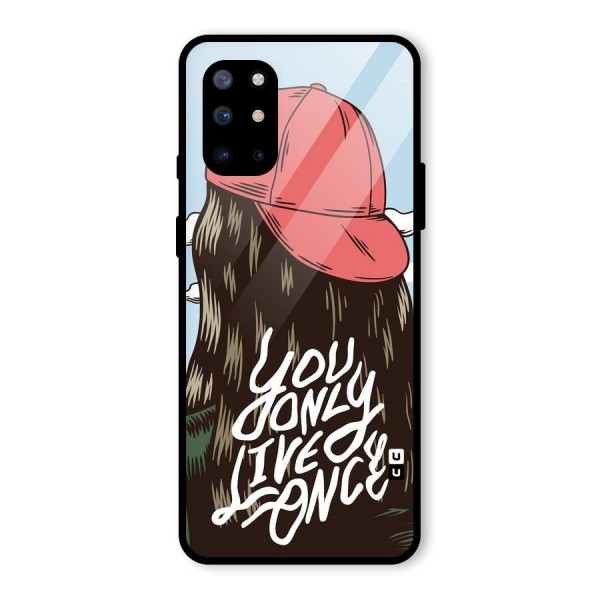 Live Once Glass Back Case for OnePlus 8T