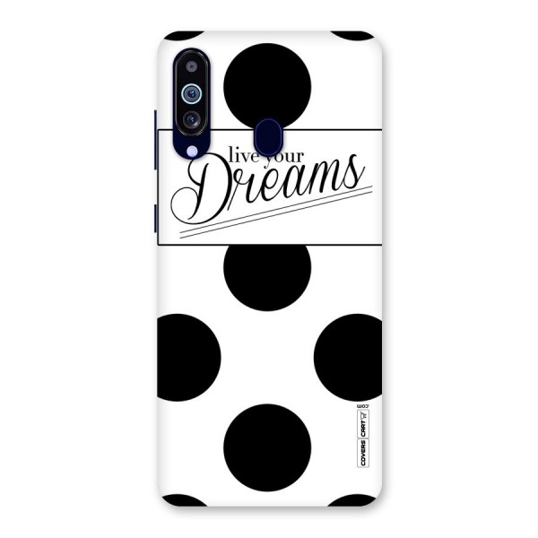 Live Your Dreams Back Case for Galaxy A60