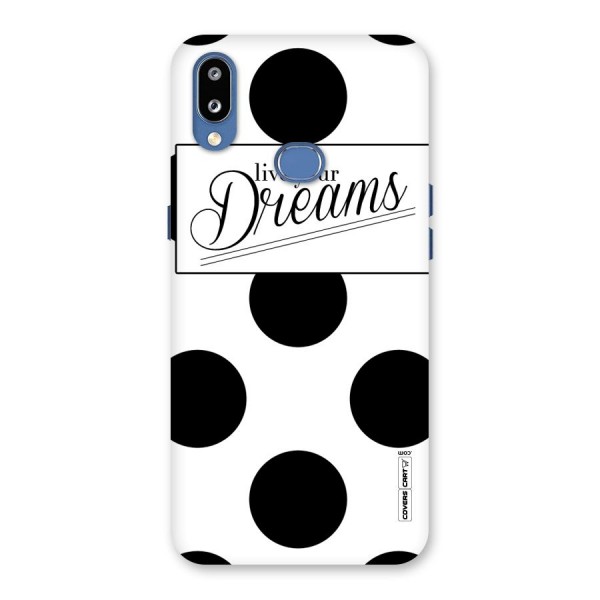 Live Your Dreams Back Case for Galaxy M01s