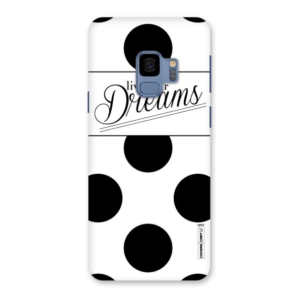 Live Your Dreams Back Case for Galaxy S9