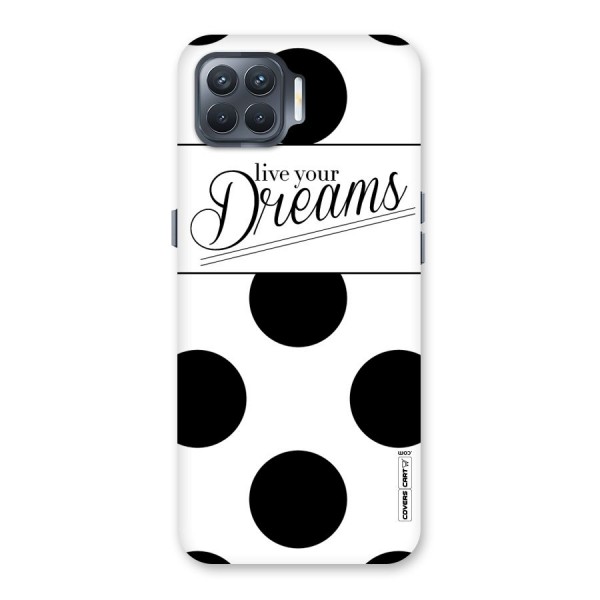 Live Your Dreams Back Case for Oppo F17 Pro