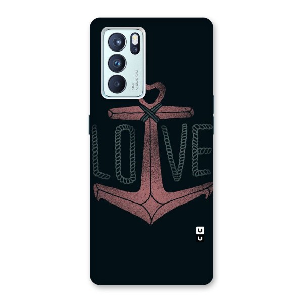 Love Anchor Form Back Case for Oppo Reno6 Pro 5G