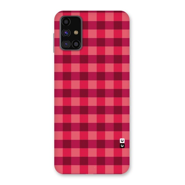 Love Checks Back Case for Galaxy M31s