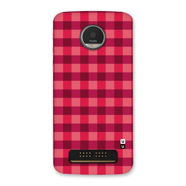 Love Checks Back Case for Moto Z Play