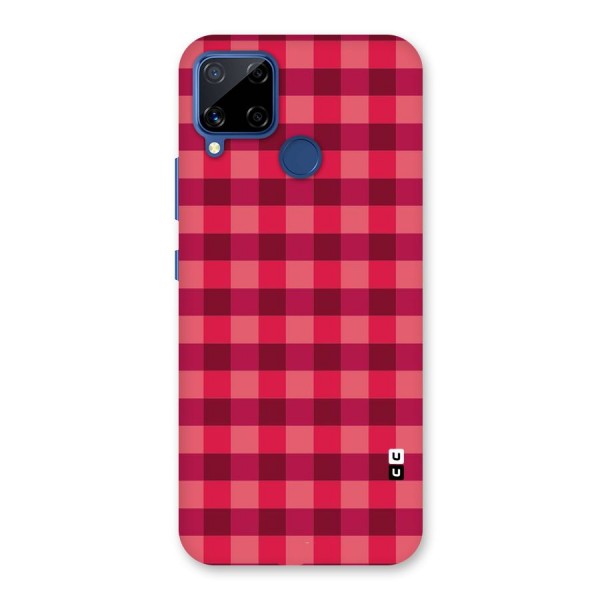 Love Checks Back Case for Realme C12