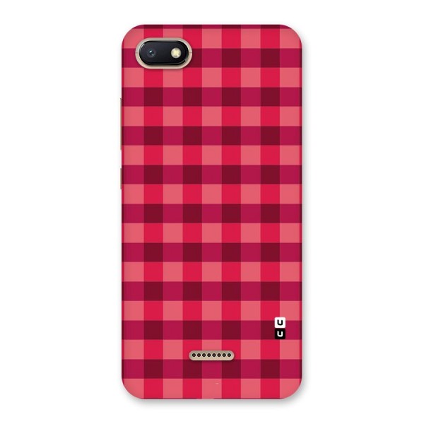 Love Checks Back Case for Redmi 6A