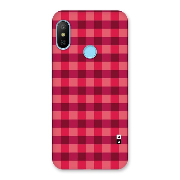 Love Checks Back Case for Redmi 6 Pro