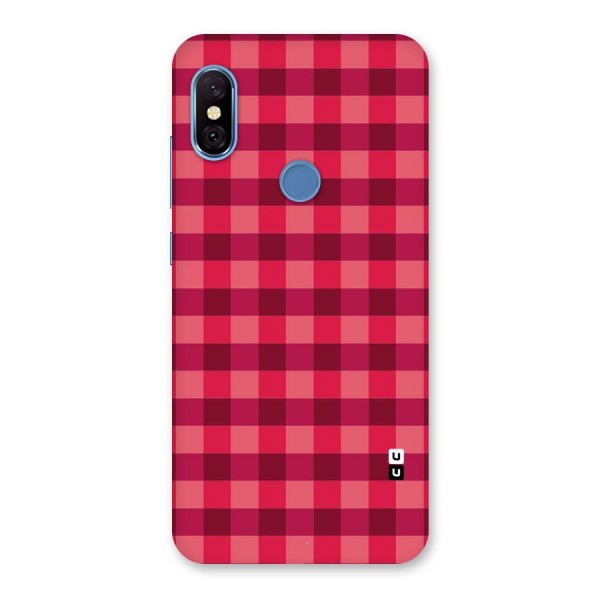 Love Checks Back Case for Redmi Note 6 Pro