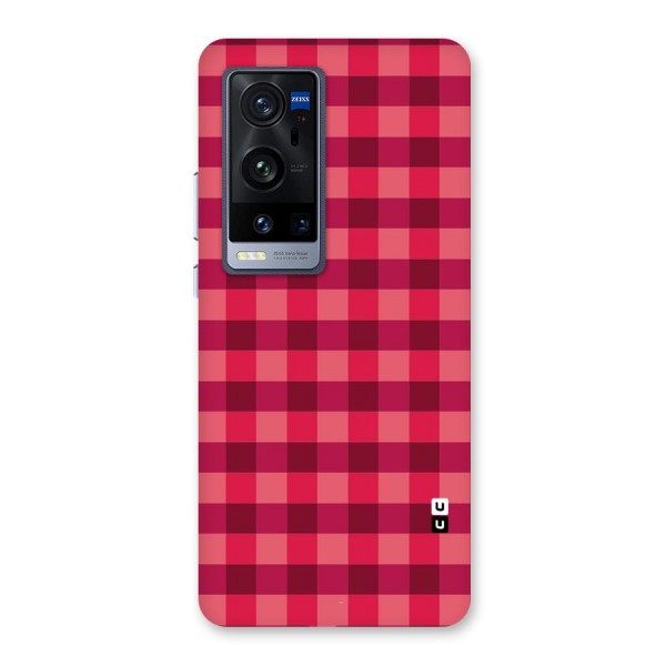 Love Checks Back Case for Vivo X60 Pro Plus