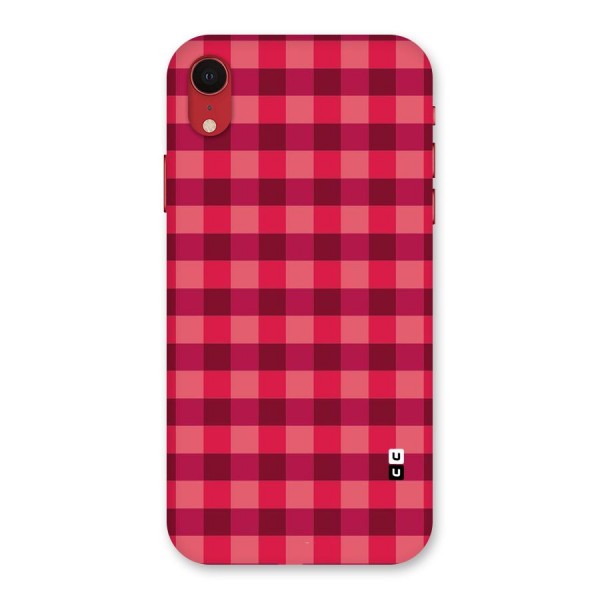 Love Checks Back Case for iPhone XR