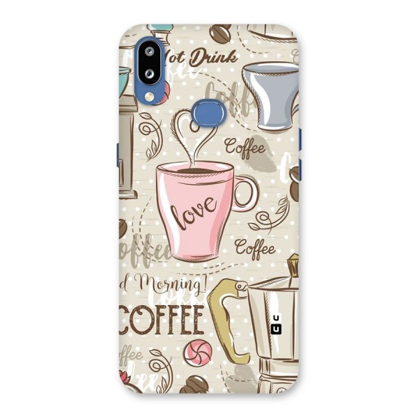 Love Coffee Design Back Case for Galaxy M01s