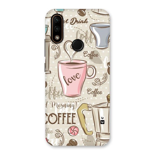 Love Coffee Design Back Case for Lenovo A6 Note