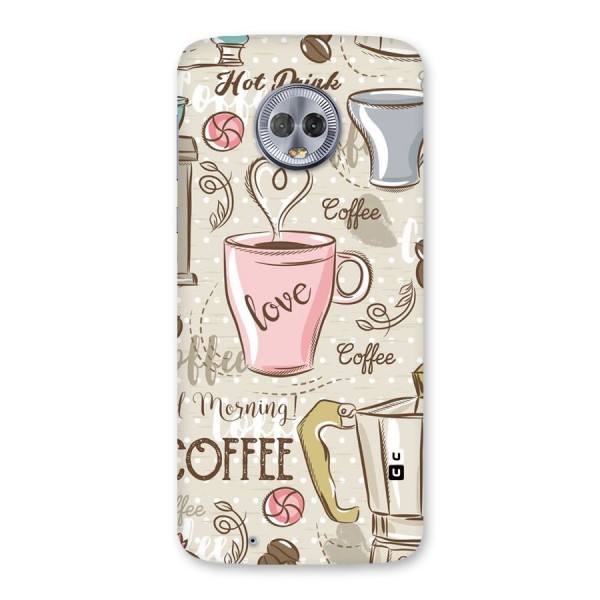 Love Coffee Design Back Case for Moto G6