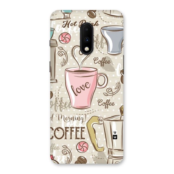 Love Coffee Design Back Case for OnePlus 7