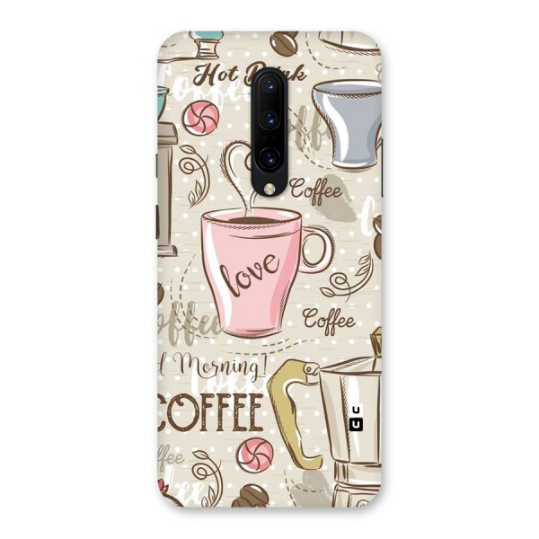 Love Coffee Design Back Case for OnePlus 7 Pro