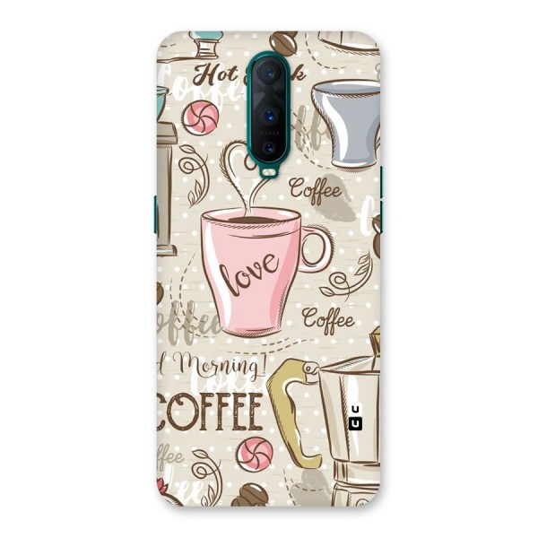 Love Coffee Design Back Case for Oppo R17 Pro