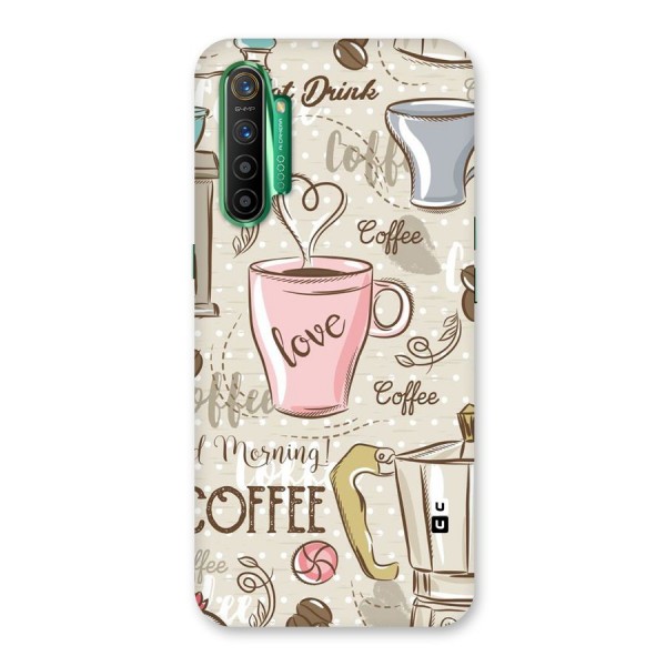 Love Coffee Design Back Case for Realme X2