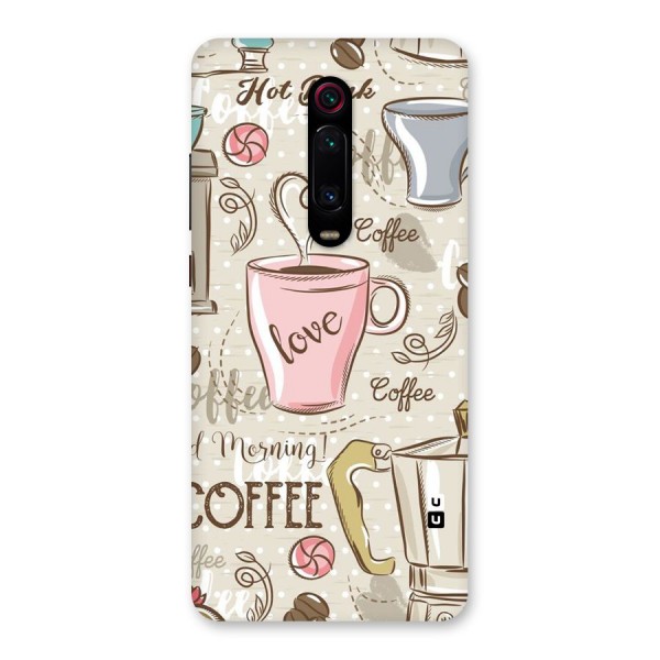 Love Coffee Design Back Case for Redmi K20 Pro