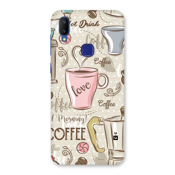 Love Coffee Design Back Case for Vivo V11