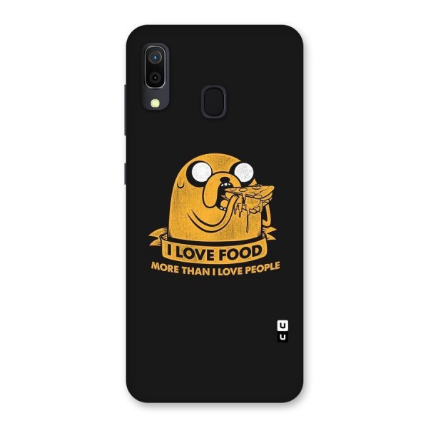 Love Food Back Case for Galaxy A20