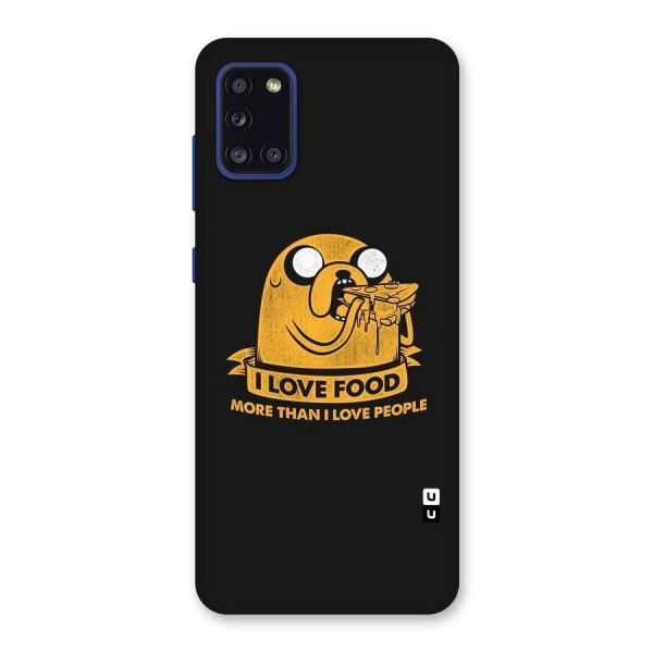 Love Food Back Case for Galaxy A31