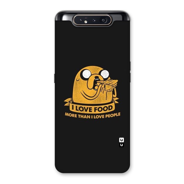 Love Food Back Case for Galaxy A80