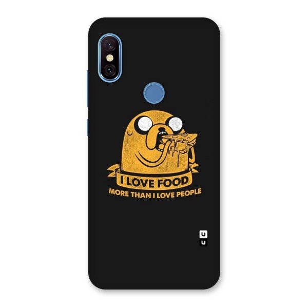 Love Food Back Case for Redmi Note 6 Pro