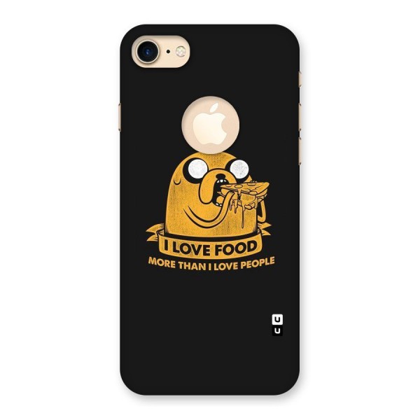 Love Food Back Case for iPhone 8 Logo Cut