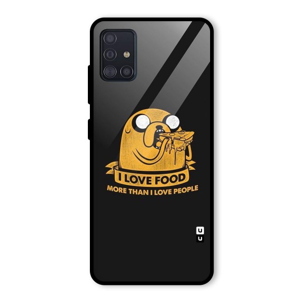 Love Food Glass Back Case for Galaxy A51