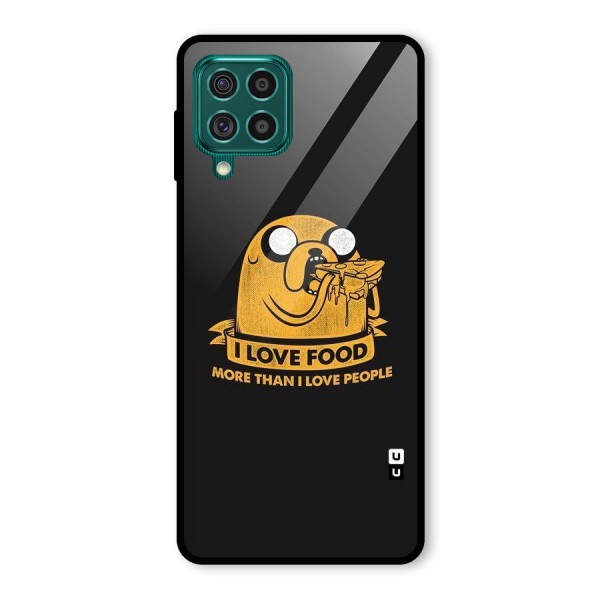 Love Food Glass Back Case for Galaxy F62