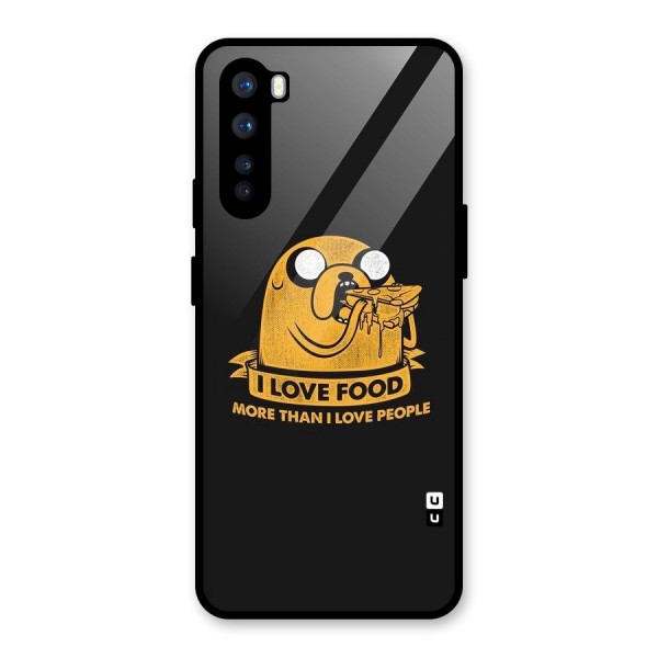 Love Food Glass Back Case for OnePlus Nord