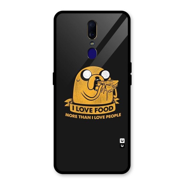 Love Food Glass Back Case for Oppo F11