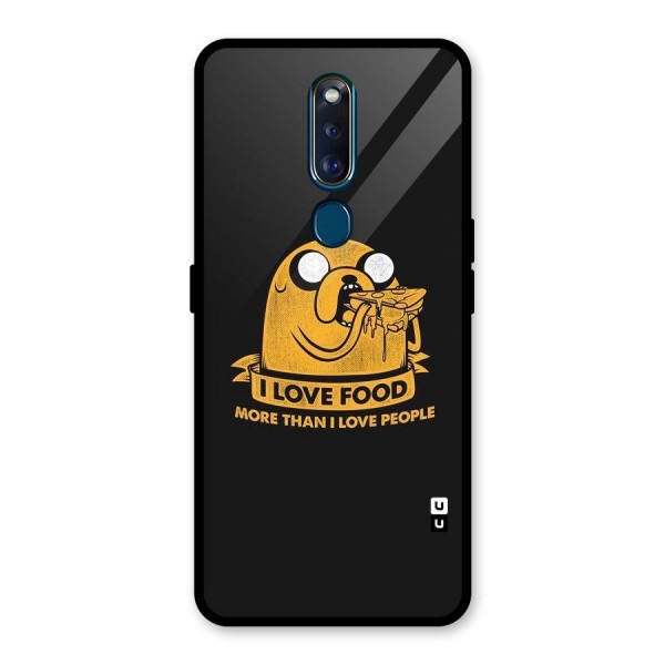 Love Food Glass Back Case for Oppo F11 Pro